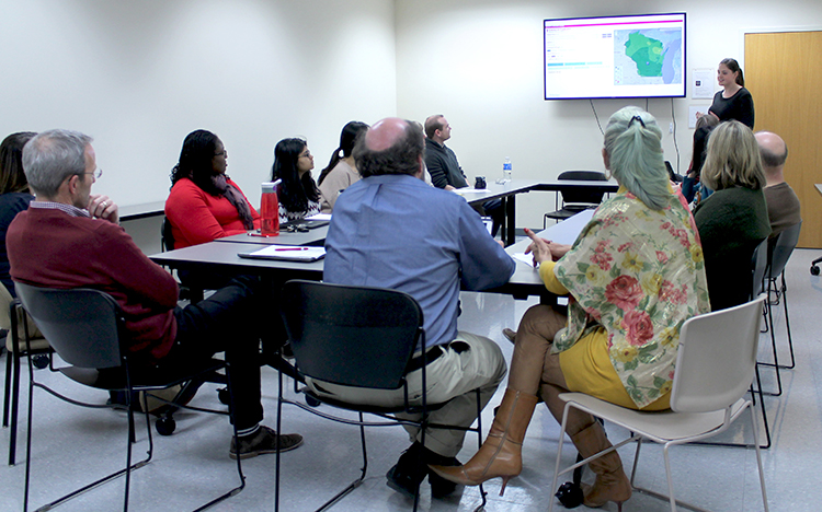 Laurel Legenza presents new data on antibiotic usage in the state of Wisconsin.